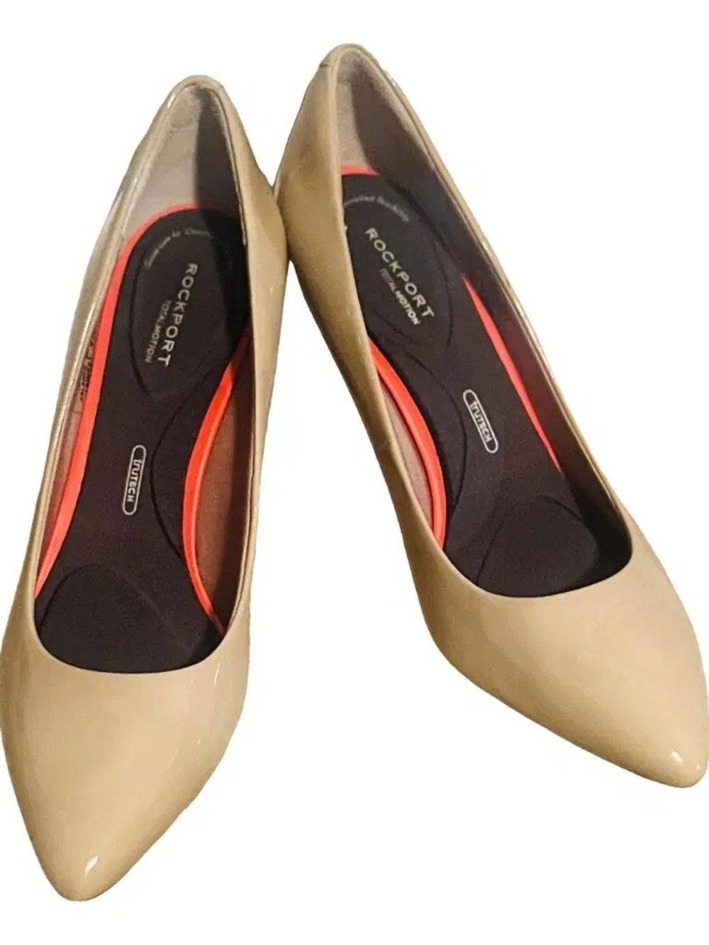 Rockport Women’s Nude Patent Pointed-Toe Pumps